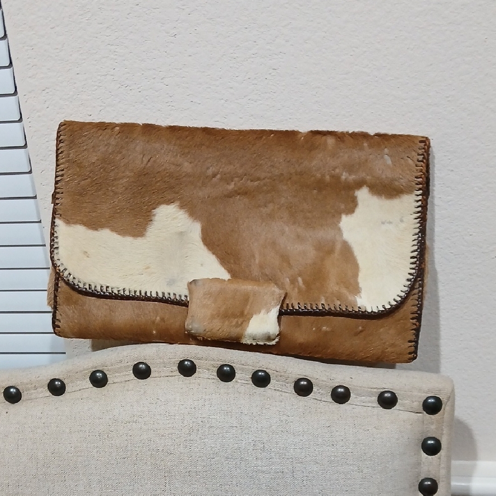 Cowhide Clutch